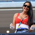 Larissa Riquelme, în tribune la Turcia - Paraguay FOTO: Ionuț Iordache (GSP)
