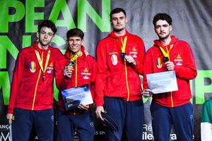 Echipa masculină de sabie a României a fost învinsă de Ungaria cu două tușe în finala Campionatelor Europene