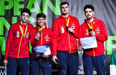 Echipa masculină de sabie a României a fost învinsă de Ungaria cu două tușe în finala Campionatelor Europene