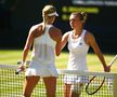 Eugenie Bouchard (stânga) și Simona Halep s-au duelat în semifinale la Wimbledon 2014. Canadianca a învins, 7-6, 6-2 // foto: Guliver/gettyimages