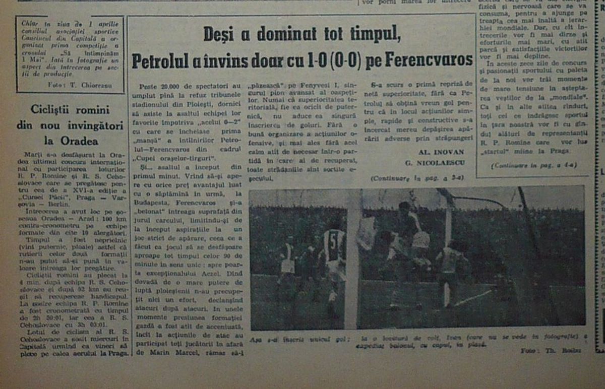 retro gsp - 20 iulie petrolul