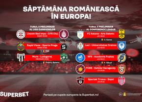 Săptămână românească în Europa: patru echipe și cinci stranieri bat la poarta gloriei!