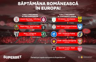 Săptămână românească în Europa: patru echipe și cinci stranieri bat la poarta gloriei!