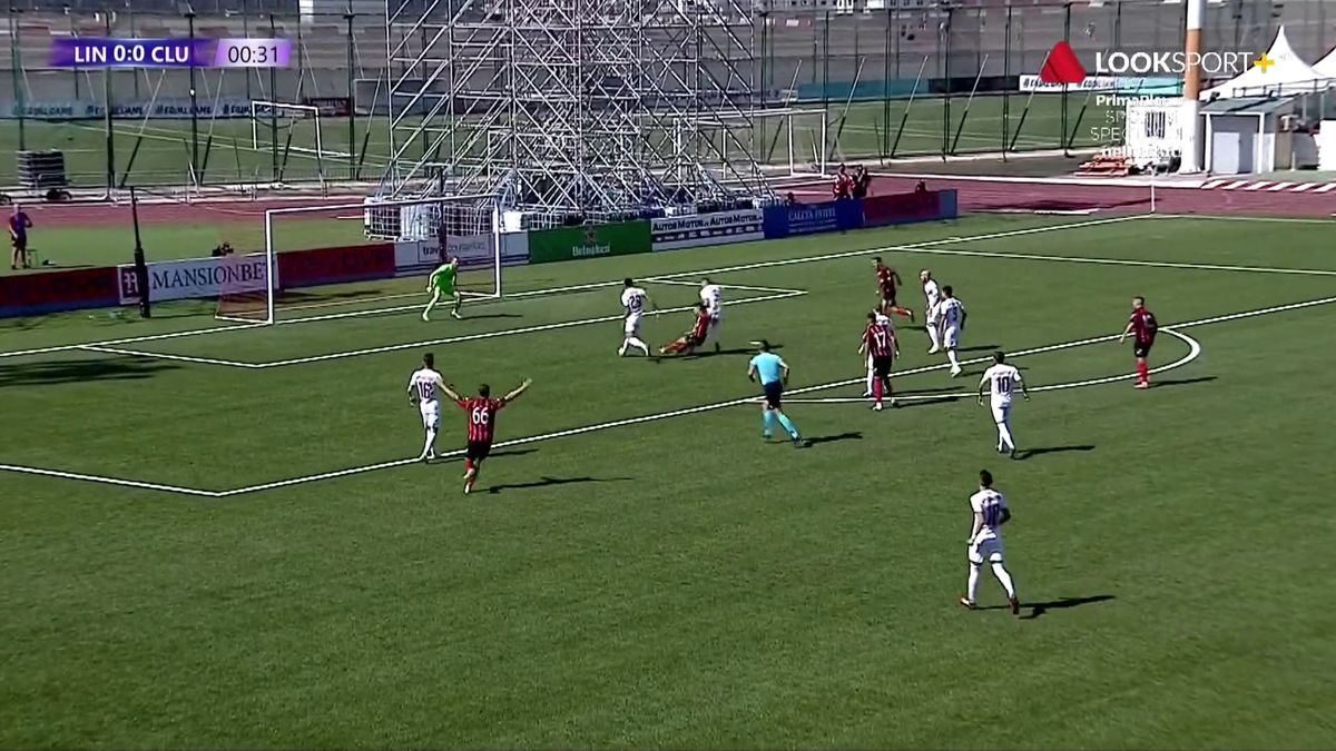 Lincoln - CFR Cluj: penalty cerut de gazde