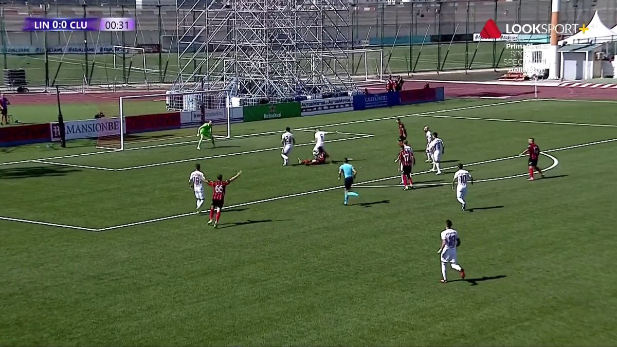 Lincoln - CFR Cluj: penalty cerut de gazde