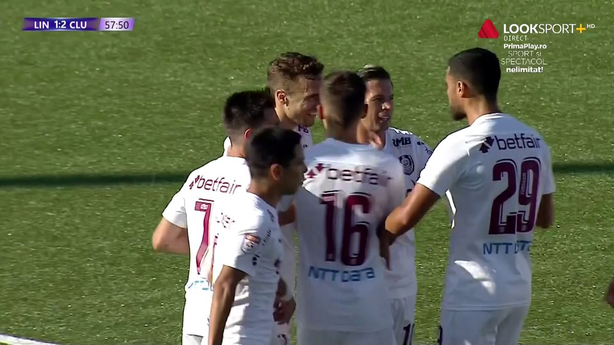 Lincoln - CFR Cluj: gol Debeljuh