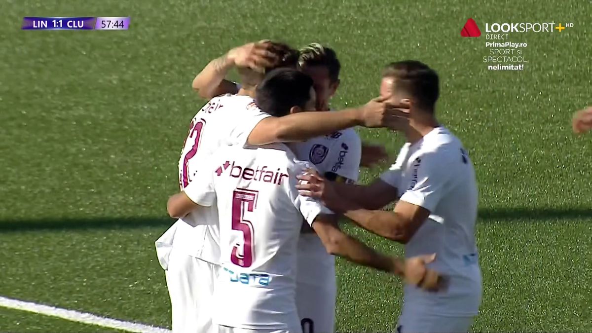 Lincoln - CFR Cluj: gol Debeljuh