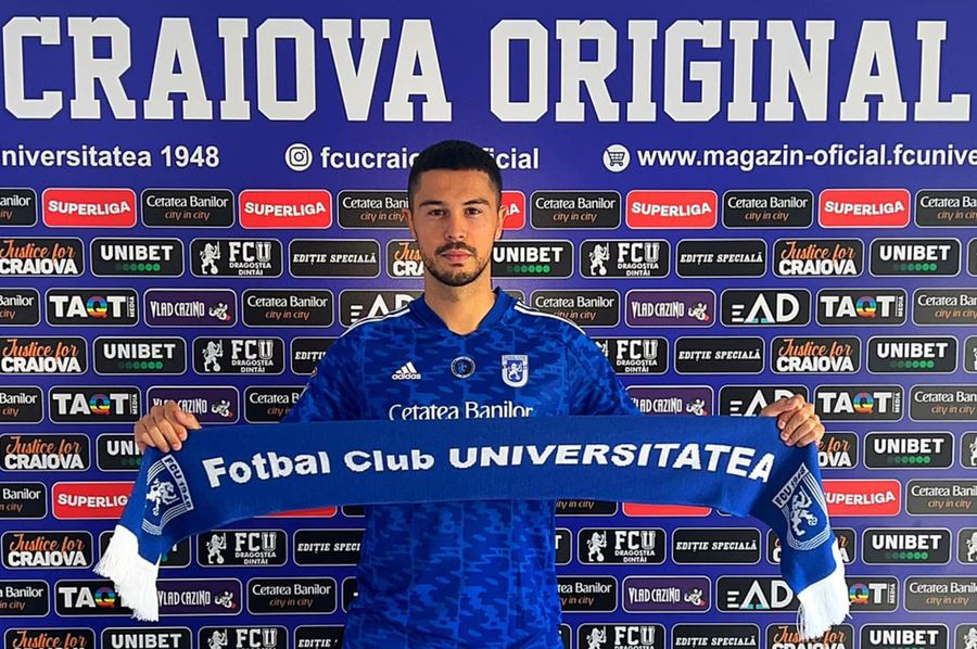 Fostul golgheter și campion al României a semnat cu FCU Craiova