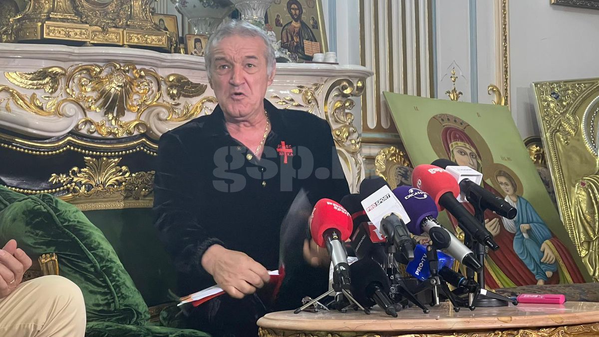 Gigi Becali a aruncat dosarul cu acte