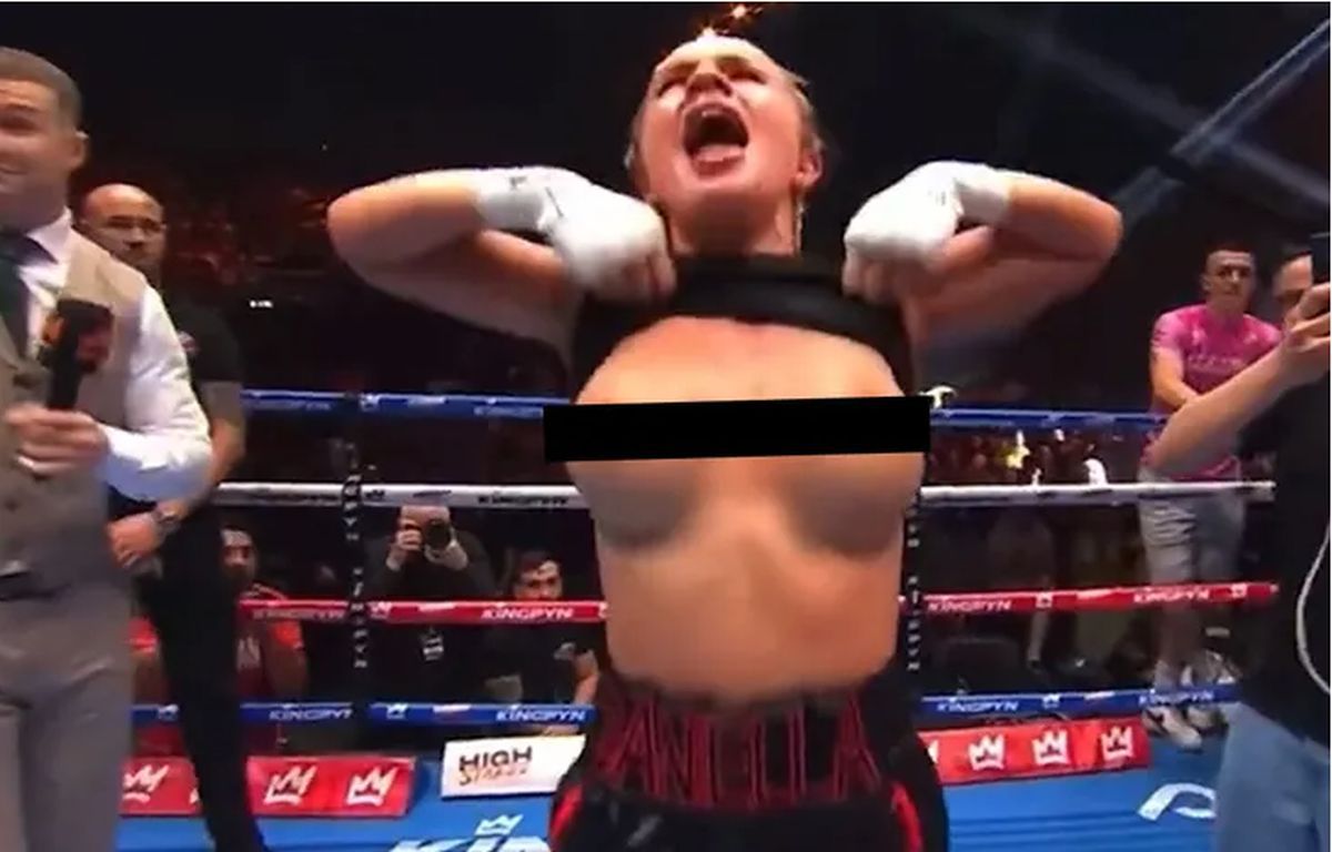 „Nu sunt interzisă!” » Daniela, prima explicație după ce și-a arătat sânii în ring