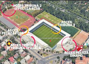 Situație incredibilă! Cum ajungi pe Arcul de Triumf la FCSB - Dinamo: toate detaliile prezentate de reporterii GSP