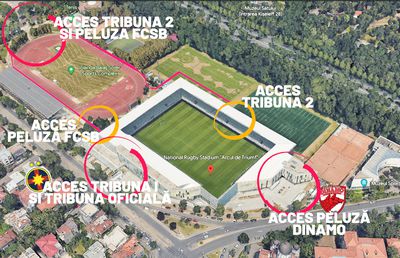Situație incredibilă! Cum ajungi pe Arcul de Triumf la FCSB - Dinamo: toate detaliile prezentate de reporterii GSP