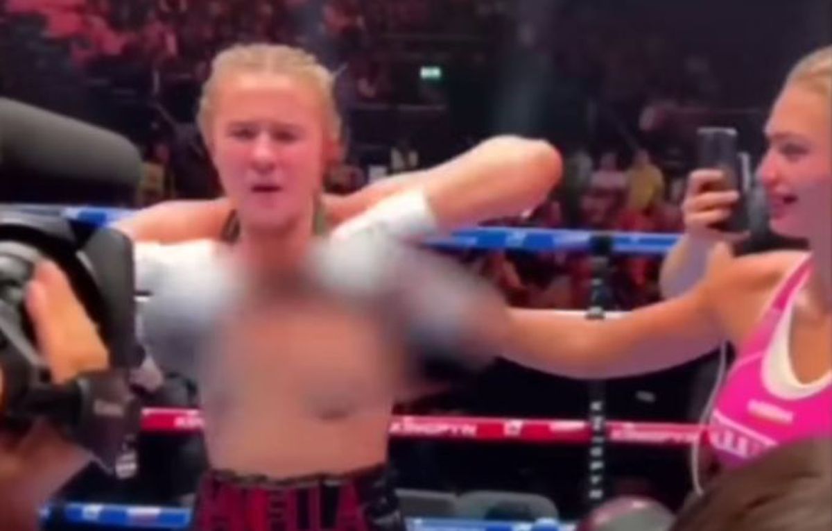 „Nu sunt interzisă!” » Daniela, prima explicație după ce și-a arătat sânii în ring