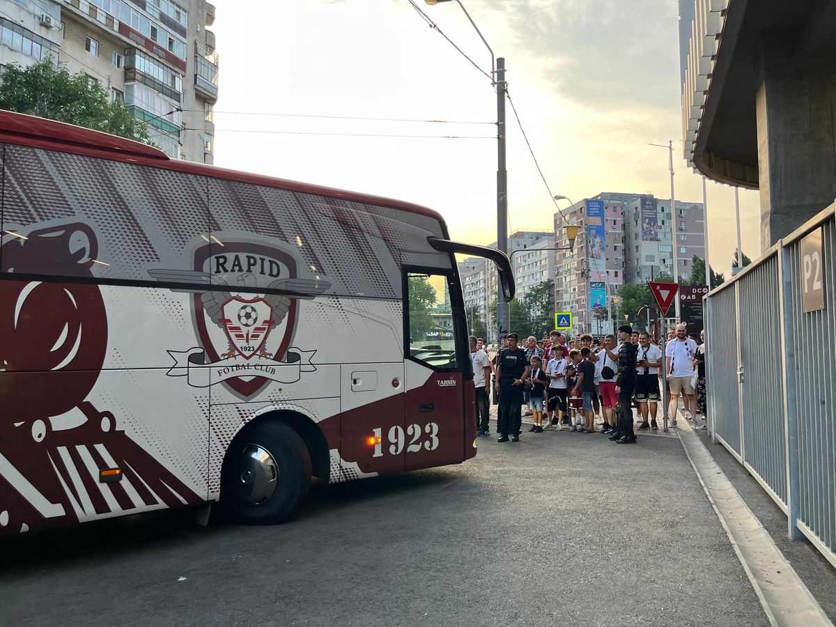 Imagini dinainte de Rapid - CFR Cluj