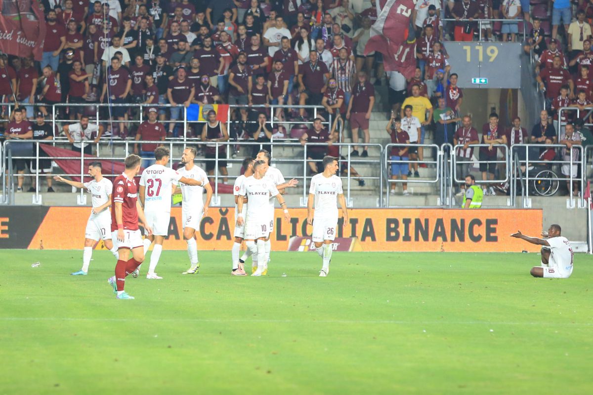 Daniel Bîrligea s-a bucurat ostentativ la golul din Rapid - CFR Cluj