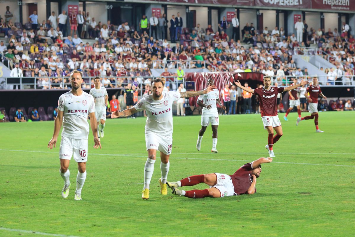 Mesajul pe care Gino Iorgulescu nu ar fi vrut să îl vadă la Rapid - CFR Cluj » Ce au afișat giuleștenii