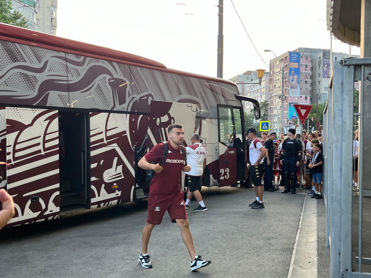 Imagini dinainte de Rapid - CFR Cluj