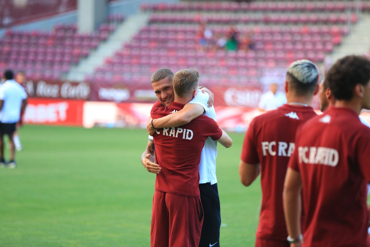 Imagini dinainte de Rapid - CFR Cluj