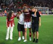 Albion Rrahmani a ieșit accidentat în Rapid - CFR Cluj 2-2. Foto: Ionuț Iordache (GSP)