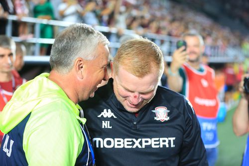 Dan Petrescu și Neil Lennon FOTO: Ionuț Iordache