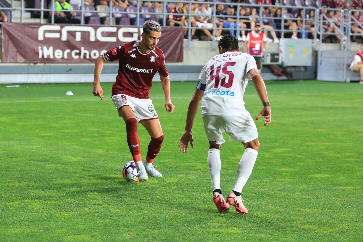 Rapid - CFR Cluj, imagini din meciul jucat pe 20 iulie 2024