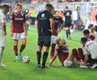 Albion Rrahmani a ieșit accidentat în Rapid - CFR Cluj 2-2. Foto: Ionuț Iordache (GSP)