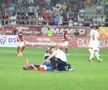 Albion Rrahmani a ieșit accidentat în Rapid - CFR Cluj 2-2. Foto: Ionuț Iordache (GSP)