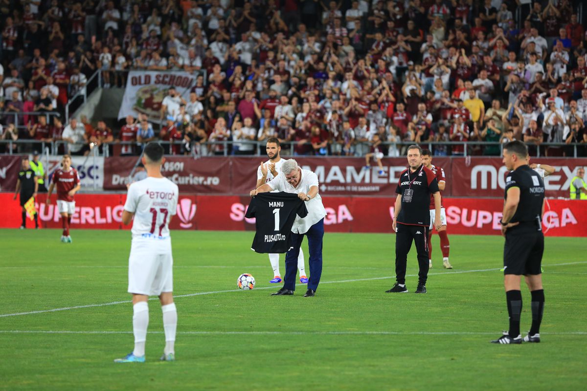 Mesajul pe care Gino Iorgulescu nu ar fi vrut să îl vadă la Rapid - CFR Cluj » Ce au afișat giuleștenii