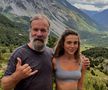 Teodora Stoica și Wim Hof FOTO: arhivă personală