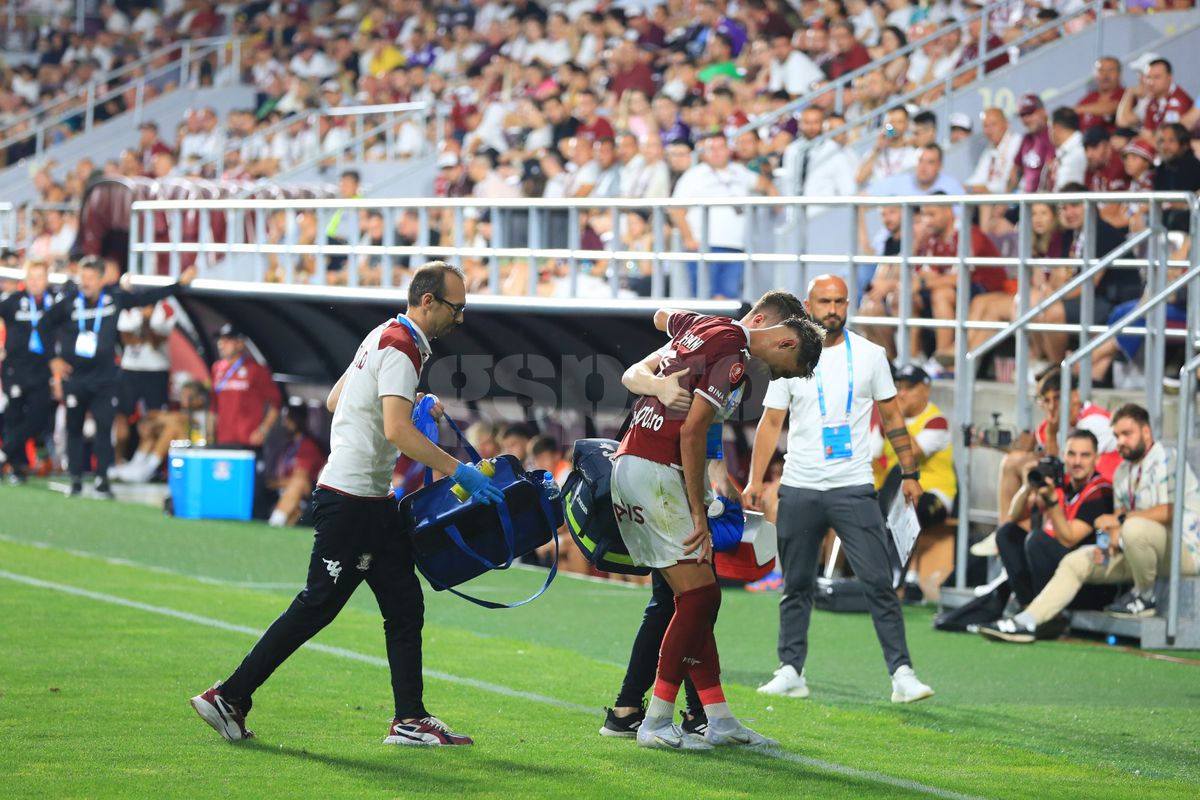 Medicii au anunțat verdictul în cazul lui Albion Rrahmani, ieșit în lacrimi de pe teren în Rapid - CFR Cluj