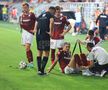 Albion Rrahmani a ieșit accidentat în Rapid - CFR Cluj 2-2. Foto: Ionuț Iordache (GSP)