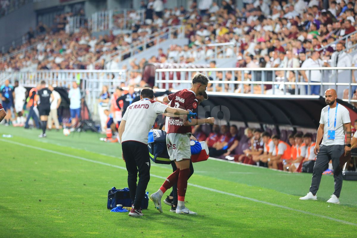 Medicii au anunțat verdictul în cazul lui Albion Rrahmani, ieșit în lacrimi de pe teren în Rapid - CFR Cluj