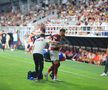 Albion Rrahmani a ieșit accidentat în Rapid - CFR Cluj 2-2. Foto: Ionuț Iordache (GSP)
