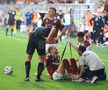 Albion Rrahmani a ieșit accidentat în Rapid - CFR Cluj 2-2. Foto: Ionuț Iordache (GSP)