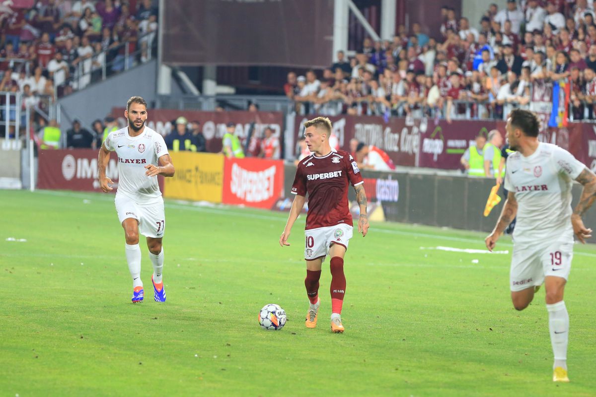 Rapid - CFR Cluj, imagini din meciul jucat pe 20 iulie 2024