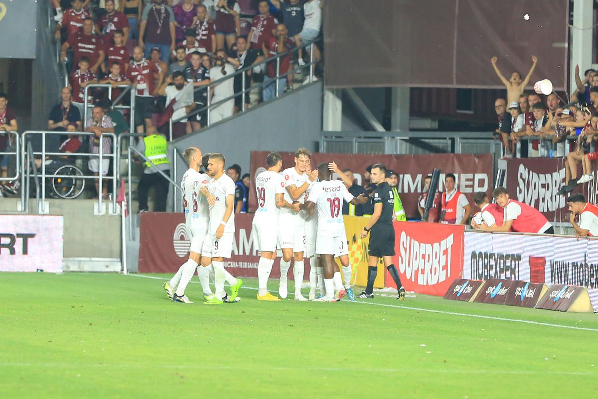 Rapid - CFR Cluj, imagini din meciul jucat pe 20 iulie 2024