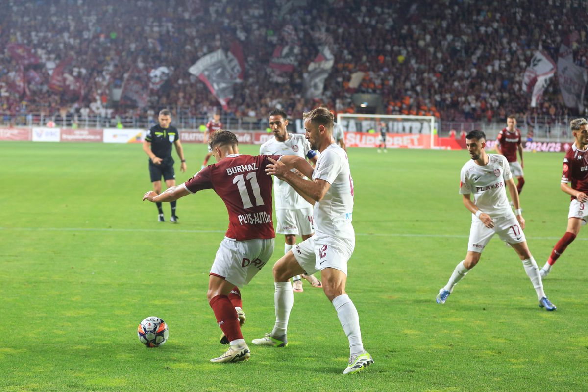 Mesajul pe care Gino Iorgulescu nu ar fi vrut să îl vadă la Rapid - CFR Cluj » Ce au afișat giuleștenii