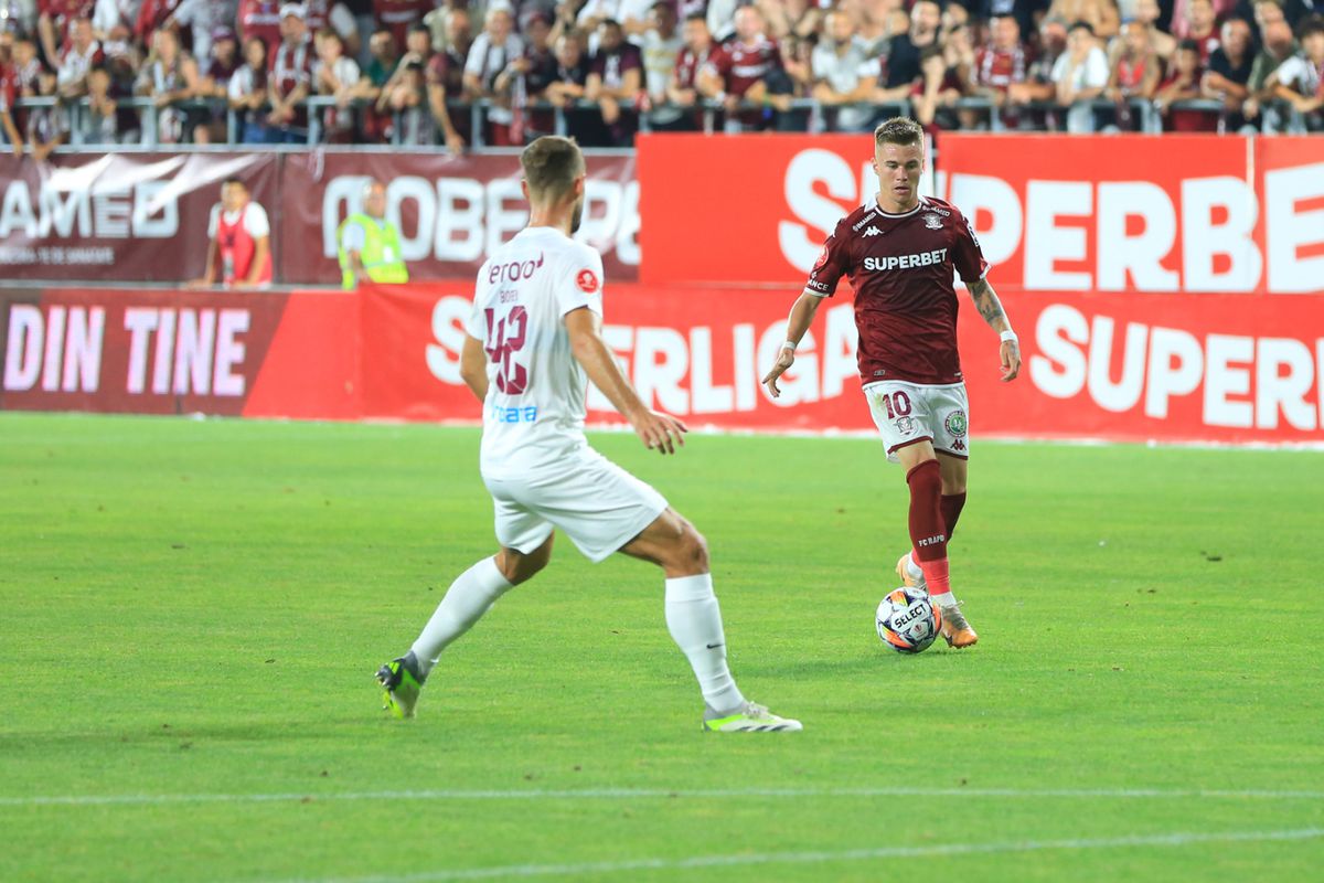 Rapid - CFR Cluj, imagini din meciul jucat pe 20 iulie 2024