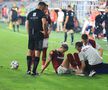 Albion Rrahmani a ieșit accidentat în Rapid - CFR Cluj 2-2. Foto: Ionuț Iordache (GSP)