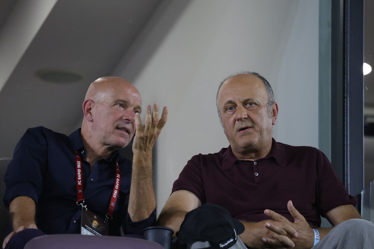 Ce a făcut Dan Șucu la pauza meciului Rapid - CFR Cluj, când echipa lui era condusă