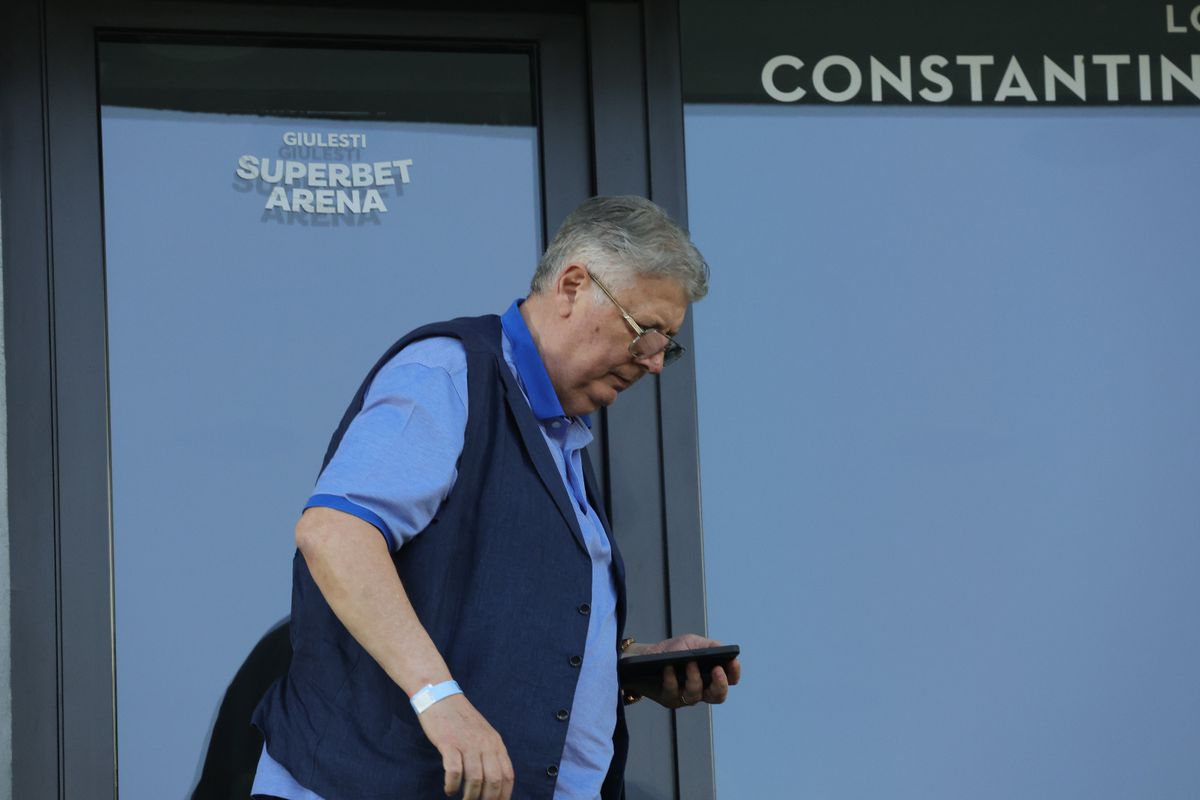 Gino Iorgulescu și Mircea Geoană, la Rapid - CFR Cluj