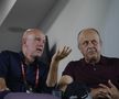 Mauro Pederzoli și Dan Șucu, în pauza meciului Rapid - CFR Cluj/ FOTO: Ionuț Iordache (GSP)