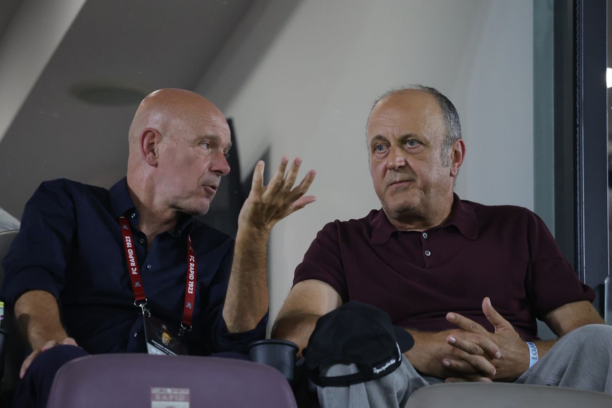 Ce a făcut Dan Șucu la pauza meciului Rapid - CFR Cluj, când echipa lui era condusă