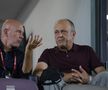 Mauro Pederzoli și Dan Șucu, în pauza meciului Rapid - CFR Cluj/ FOTO: Ionuț Iordache (GSP)