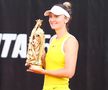 Irina Begu cu trofeul de la UniCredit Iași Open FOTO Roxana Fleșeru