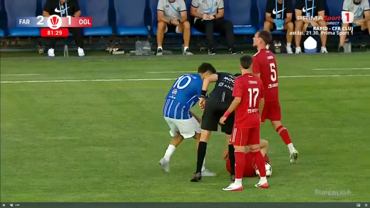 Încearcă să-și încheie cariera? Gabi Iancu, ROȘU la câteva secunde de la intrarea pe teren, după un gest inconștient