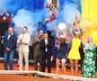 Irina Begu și Jil Teichmann cu trofeele la festivitatea de premiere de la UniCredit Iași Open FOTO Roxana Fleșeru
