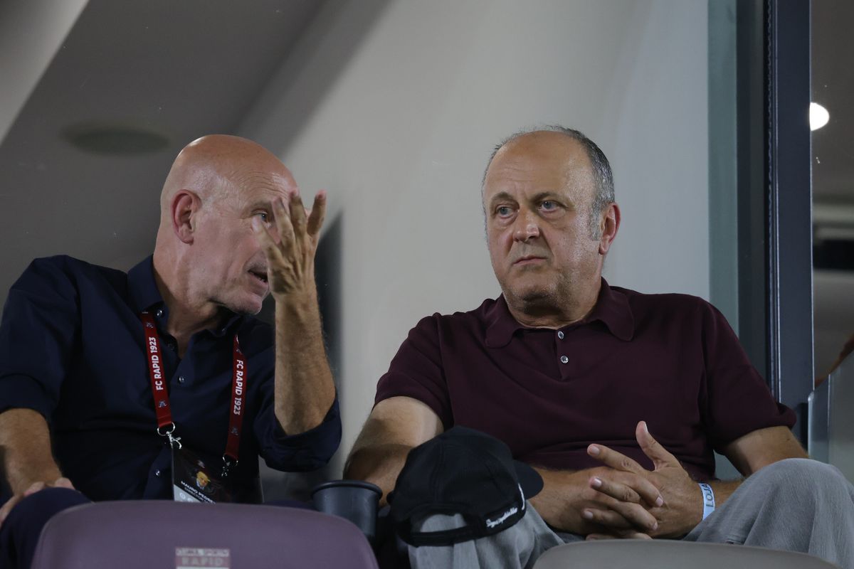 Ce a făcut Dan Șucu la pauza meciului Rapid - CFR Cluj, când echipa lui era condusă