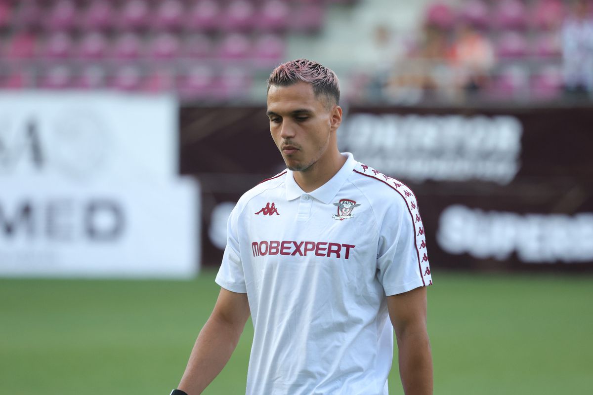 Imagini de pe gazon înainte de Rapid - CFR Cluj/ foto: Ionuț Iordache (GSP)