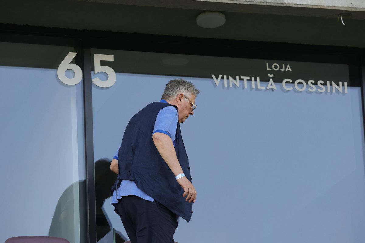 Gino Iorgulescu și Mircea Geoană, la Rapid - CFR Cluj